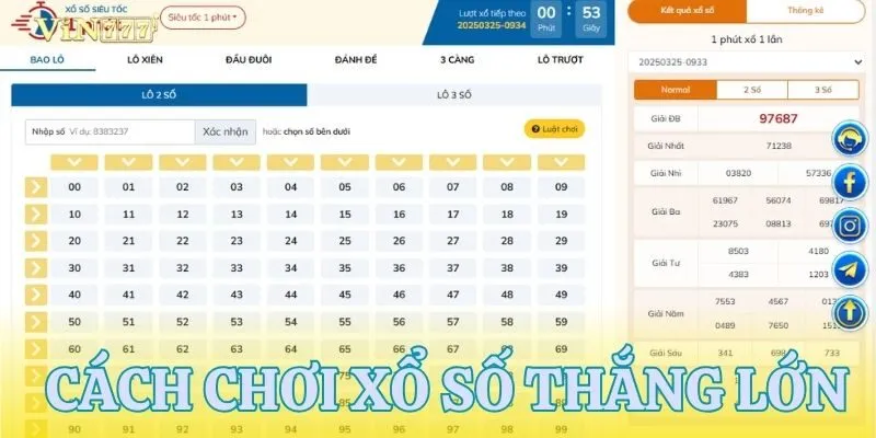 Các cách để thắng đậm trong sảnh xổ số VIN777